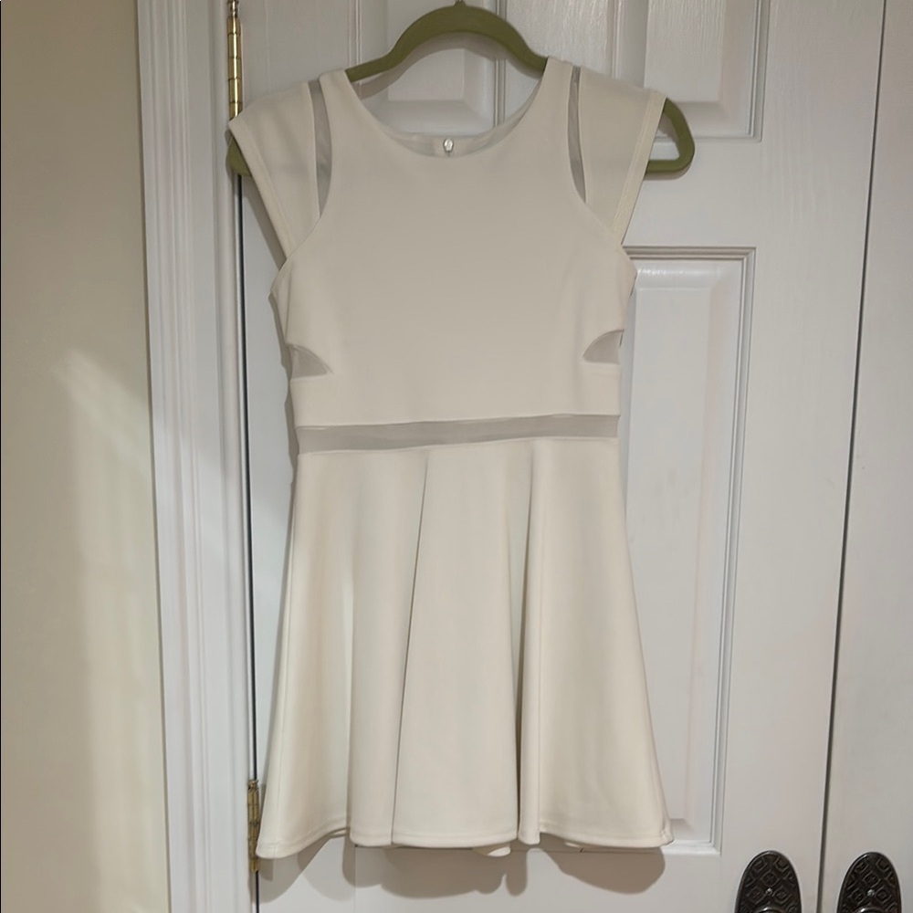 Sophisticated Cream Formal Dress